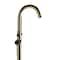 Castello Usa Neptune Freestanding Brushed Gold Gooseneck Tub Filler Faucet with Standard Handle CB-F04-BG - alternate 9
